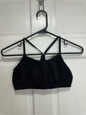 Barely There Y-Back Sports Bra in Black Girls Size XL Activewear